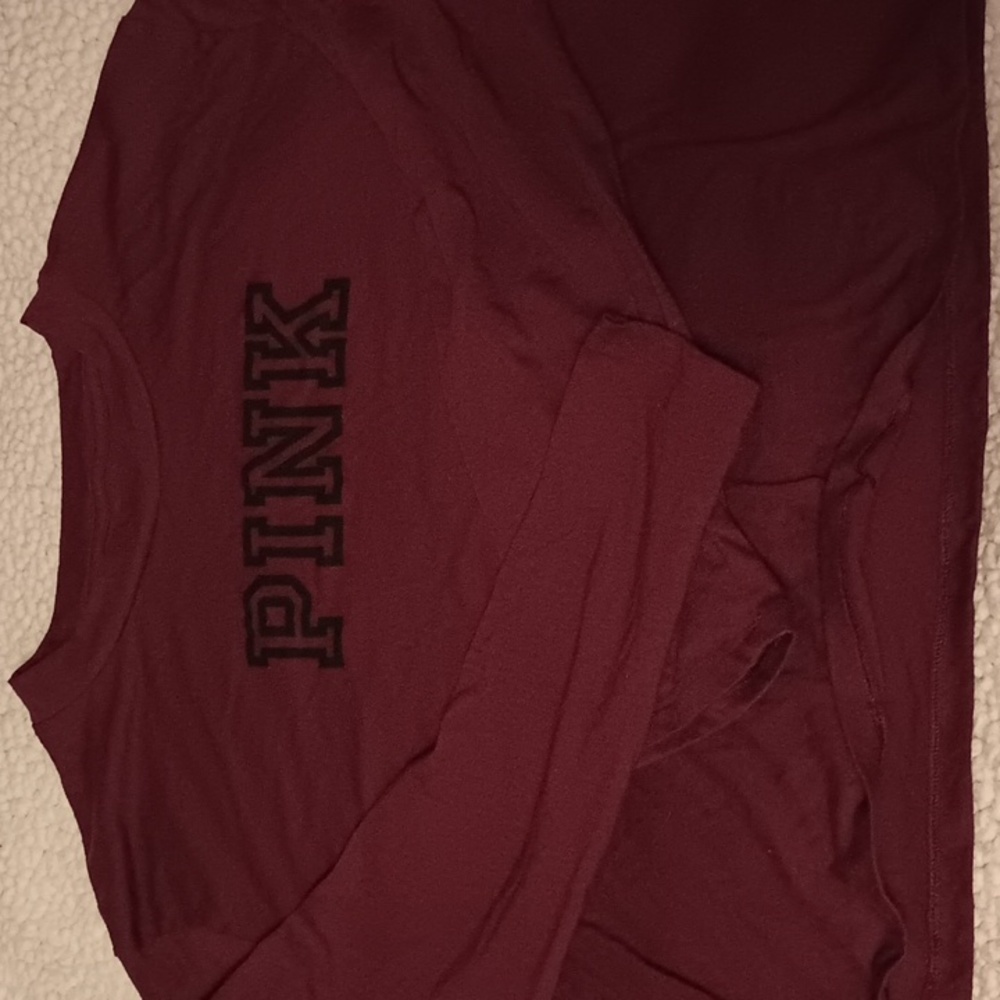 Victoria secret pink half shirt size Lg